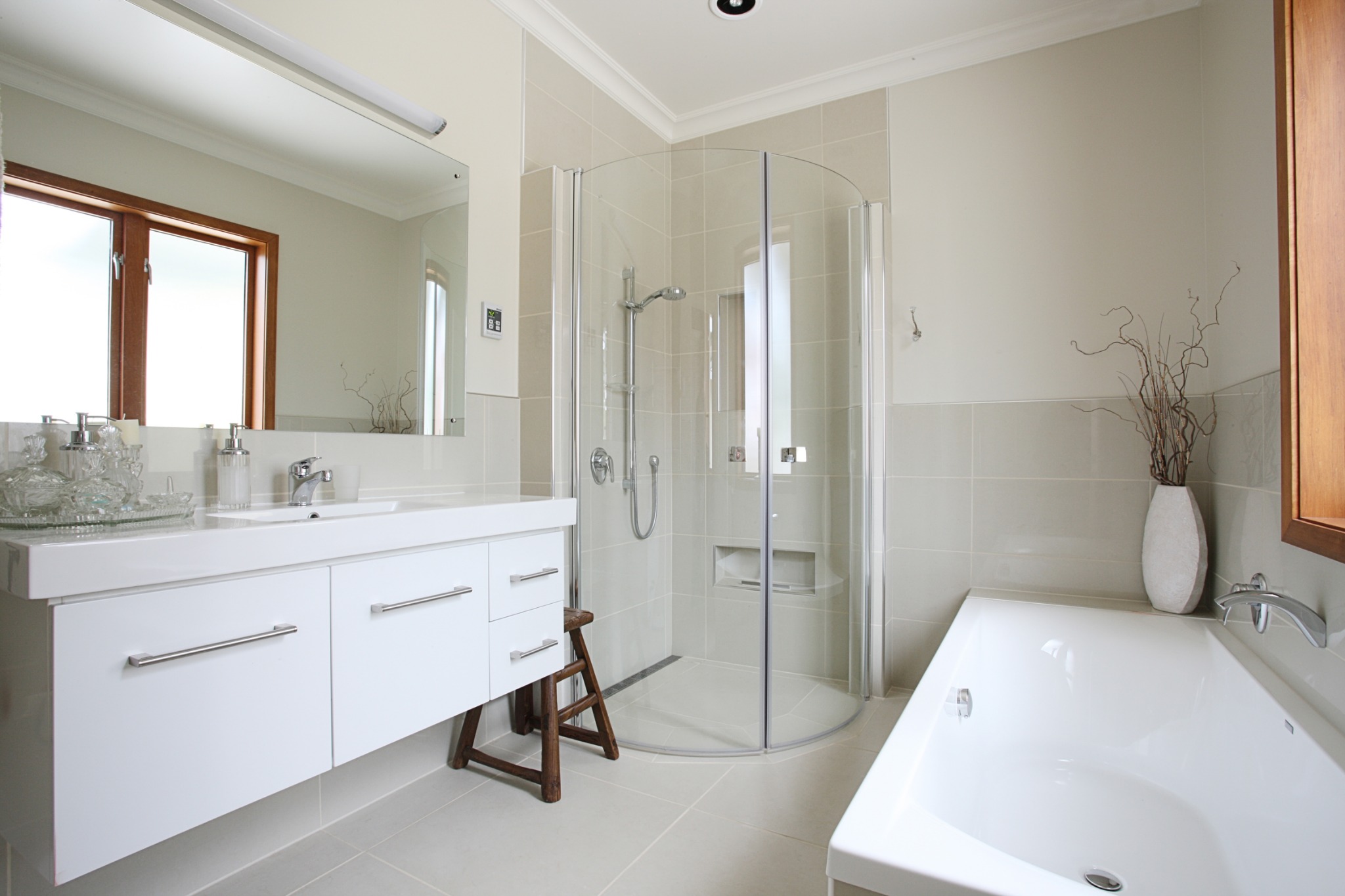 Bathroom in the Gold Award-winning Tapanui home